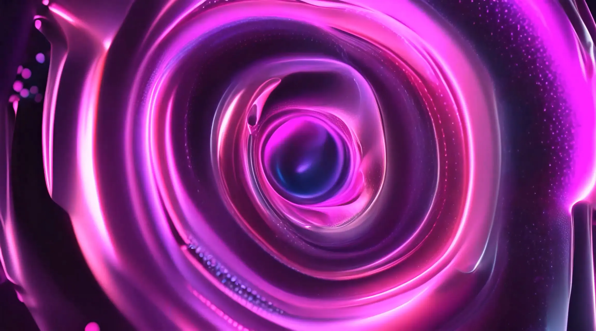 Surreal Purple Swirls Cinematic Clip